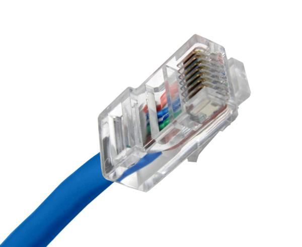 สายแพทช์ CAT6 ที่ไม่มีการป้องกันที่ไม่ติดขัด